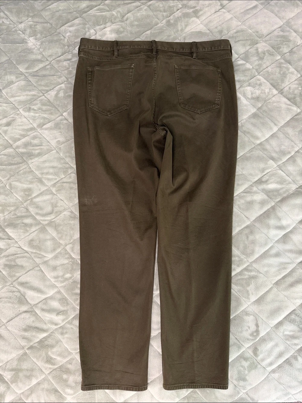 Banana Republic Men's Traveler Chinos - Olive (42x34, Slim Fit)
